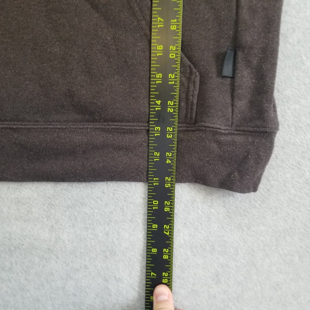 Patagonia Hoodie Mens Small Brown Uprisal Striped Fitz Roy Patch Fleece Outdoor - Picture 9 of 10